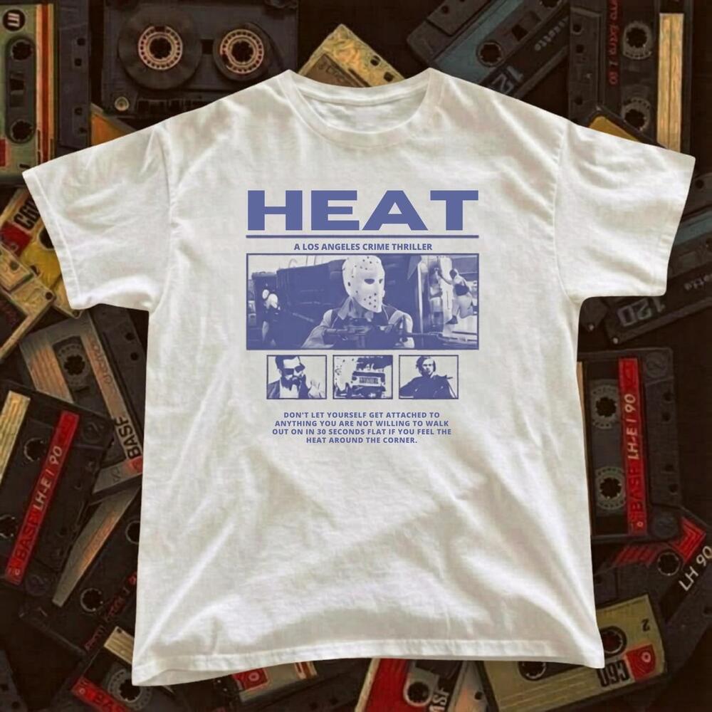 Heat Movie Promo White T-Shirt